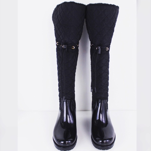 Furry Rain Boots - Picture 2 of 8